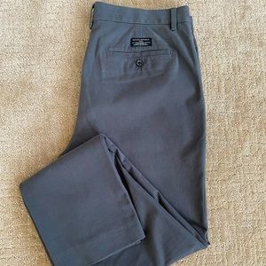 BR cotton chinos, gray, size 34x34